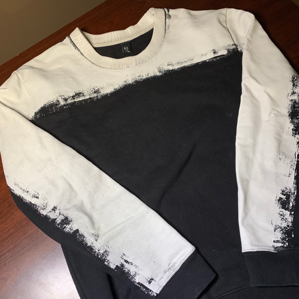 Black and White Alexander McQueen Sweatshirt